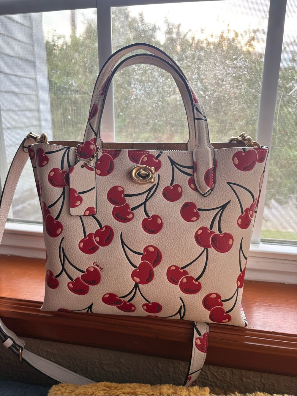 Coach Cherry Print Mollie Bag